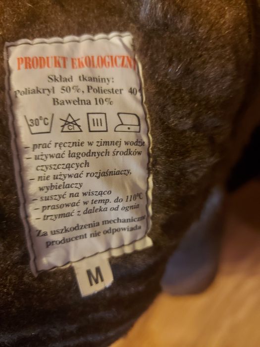 Kożuch, futro ze skóry ekologicznej