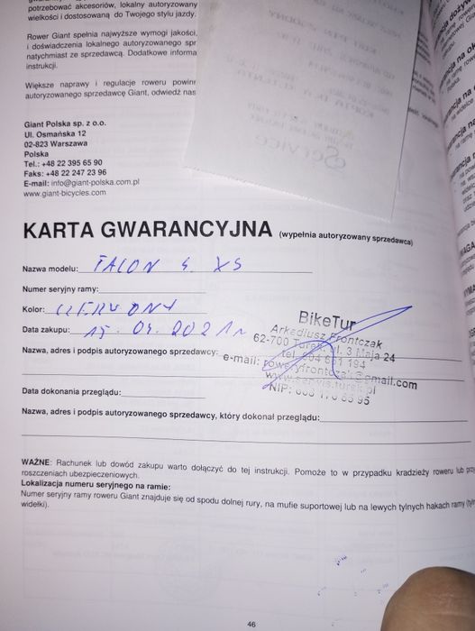 Rower MTB Giant talon 4