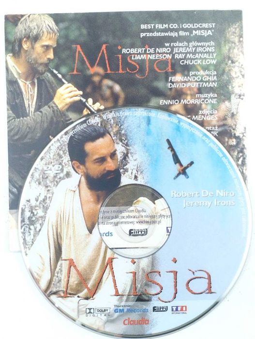 Misja film DVD płyta