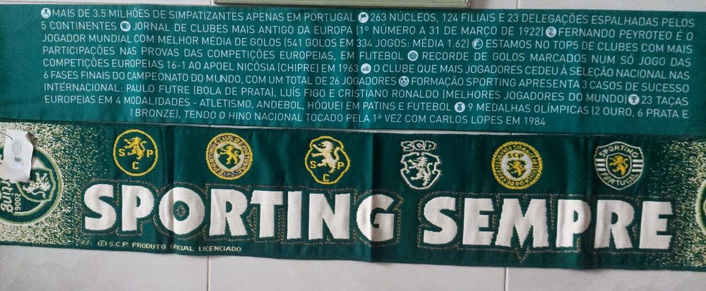 Quadro sporting campeao europa 1964