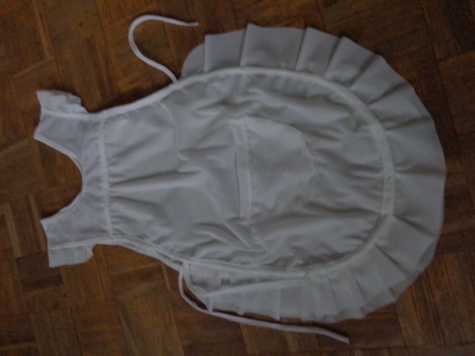 Fartuszek nowy damski biały S