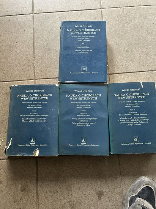 Nauka o chorobach wewnętrznych 4 tomy