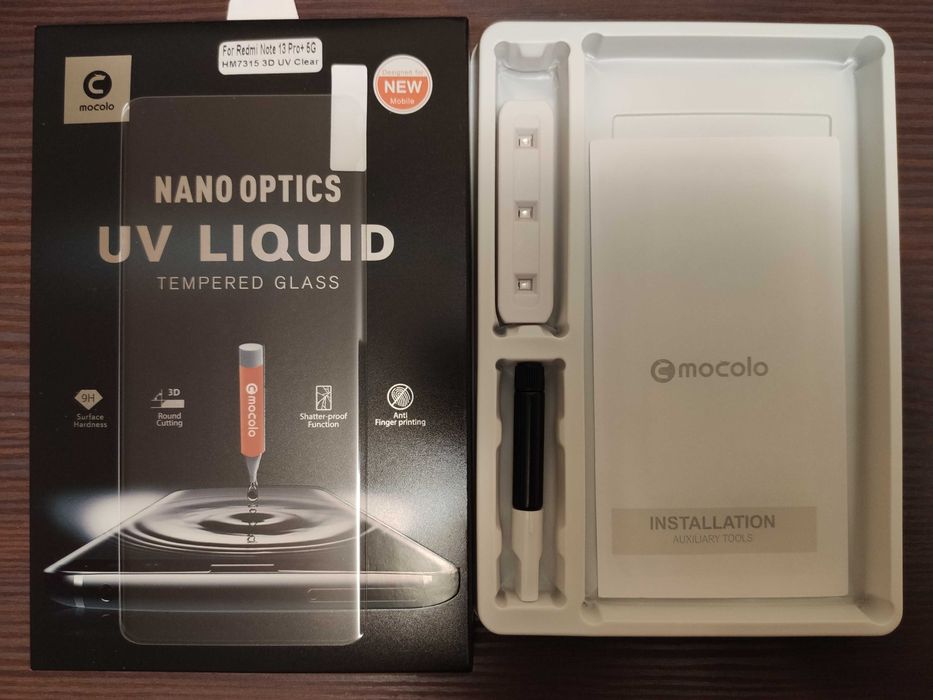 Защитное стекло Mocolo 3D UV УФ Xiaomi Redmi Note 13 14 Pro+ Plus