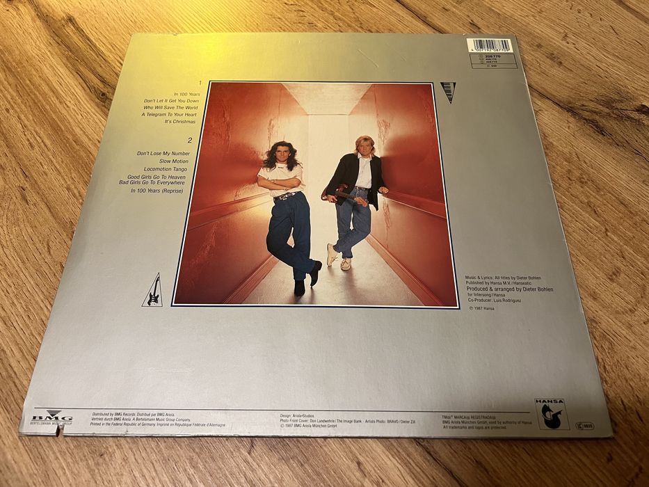 Modern Talking 6th winyl LP In the Garden of Venus Hansa 1987