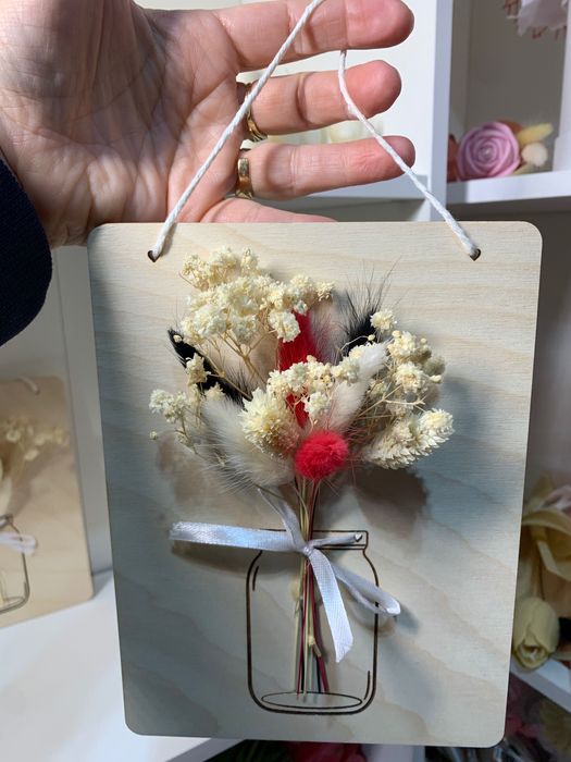 Sprzedam obrazek z bukiecikiem suszonych kwiatow