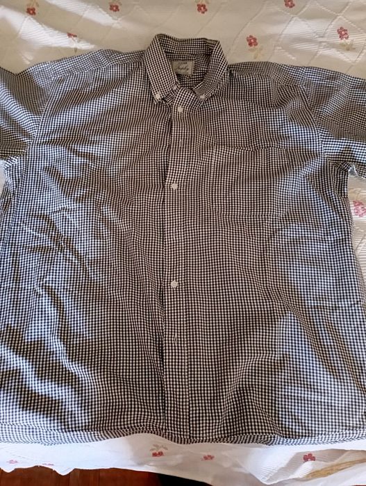Camisa manga curta homem vintage