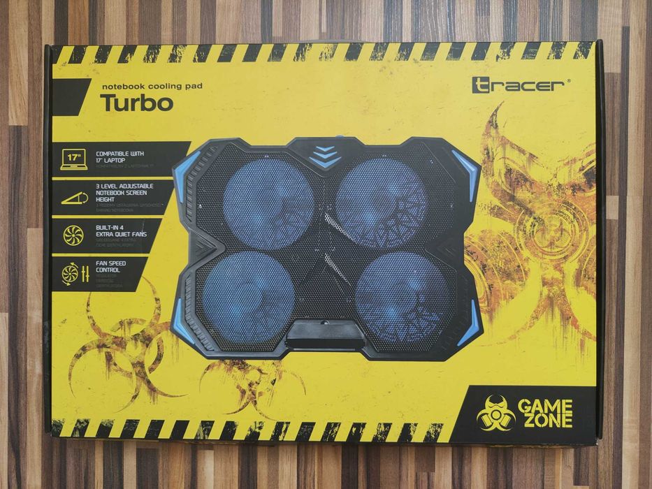 Podstawka chłodząca pod laptopa TRACER Turbo 17 cali NOWA!