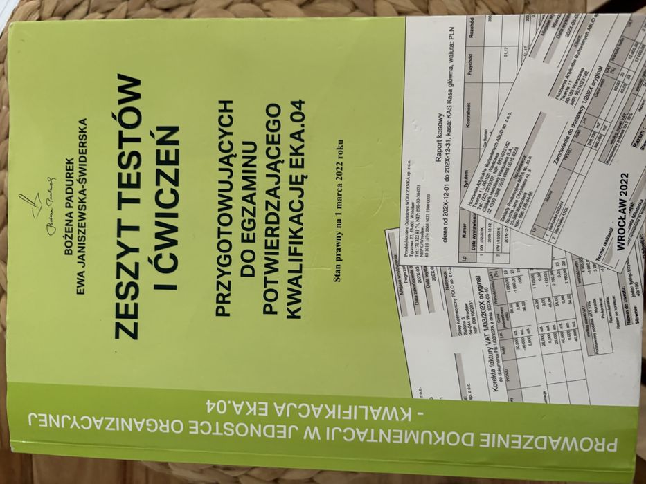 Zeszyt testów i ćw do egzaminu EKA .04