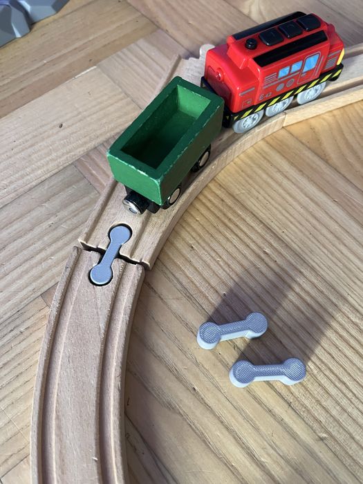 ŁĄCZNIK TORÓW Ikea, Brio, Bigjigs, Lillabo, 10 Sztuk