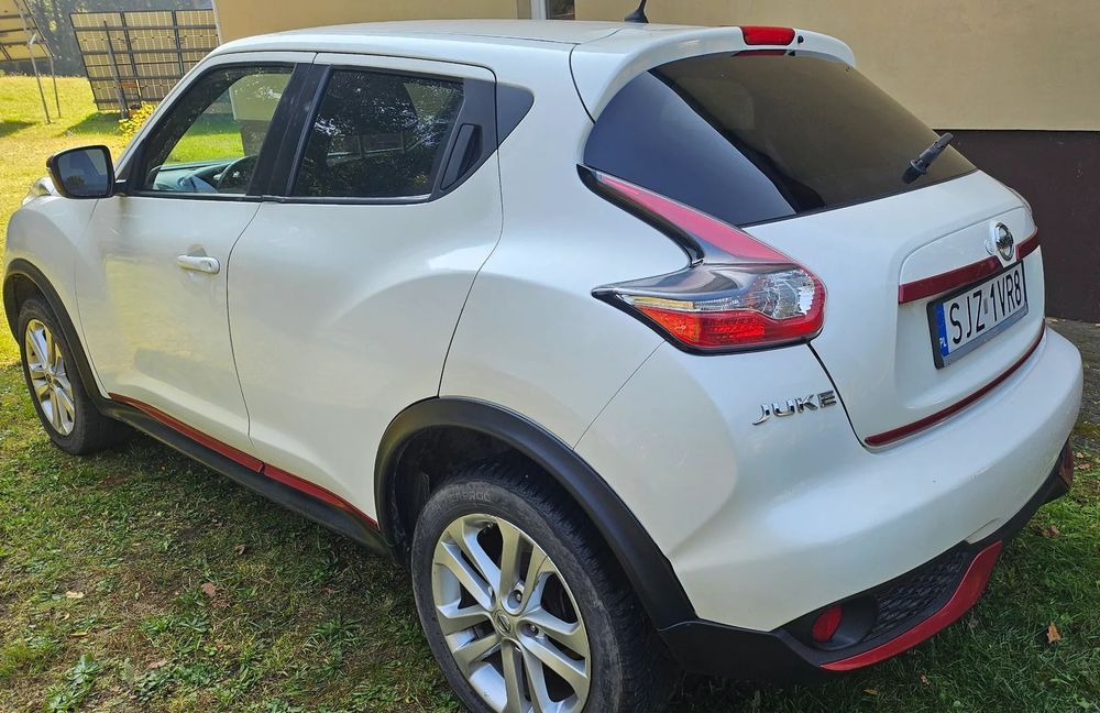 Nissan Juke Nissan Juke 2015 r, automat, 1,6 benzyna, biała perła ...