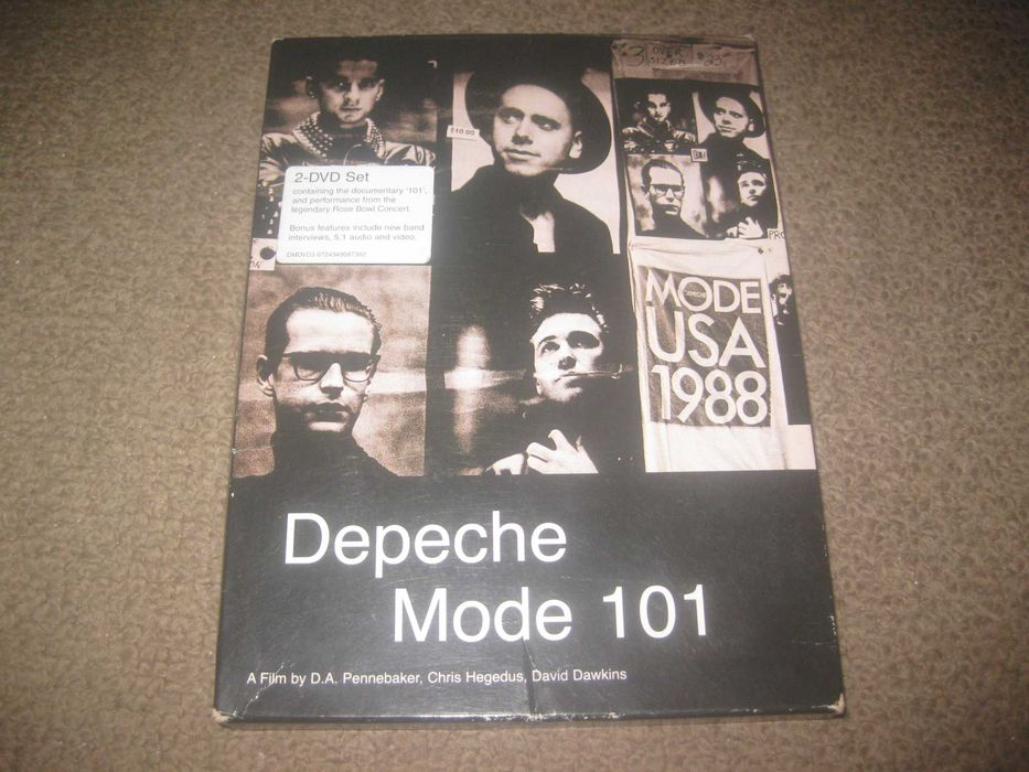 Depeche Mode "101" Edição Especial com 2 DVDs e em Digipack!