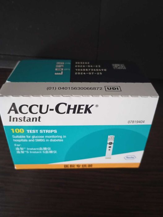 Тест смужки Аccu-Chek Instant до 02.11.2026 р