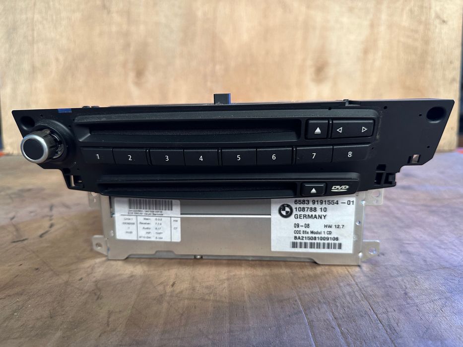 Conjunto completo idrive Radio Display control BMW E60 E61 320,525,530