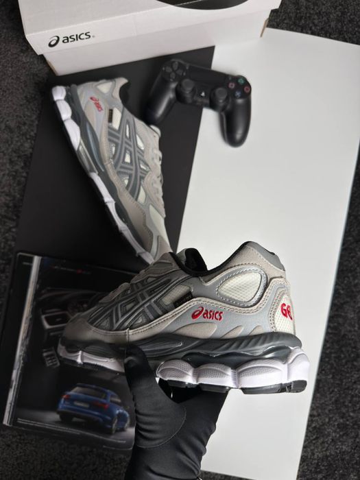 Чоловічі кросівки асікс гель нік ASICS GEL- NYC GTX Ash Grey Metallic [41-46]