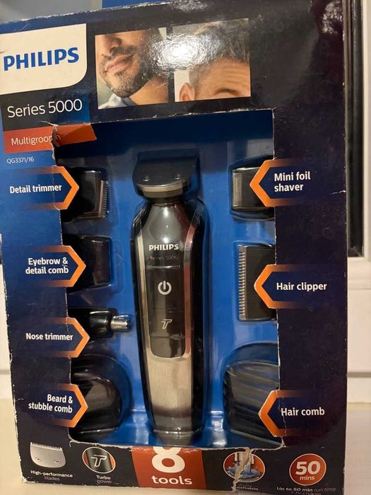 Електробритва, Триммер, Бритва, Электробритва Philips 5000 Multigroom QG3371/16