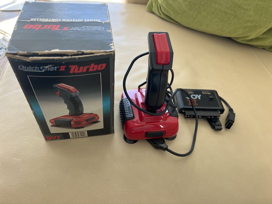 Joystick QuickShot II Turbo (SVI) – Com Caixa Original – Retro Gaming