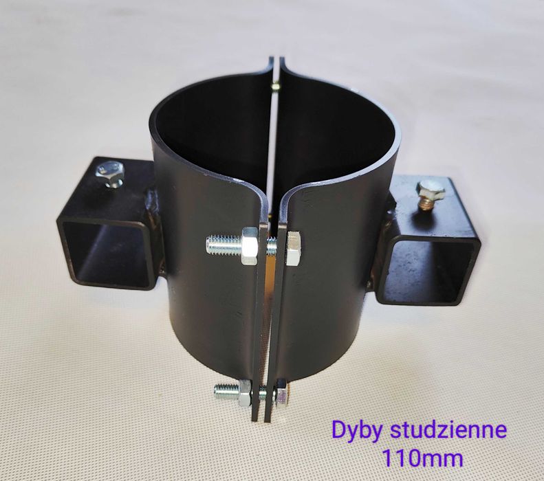 Dyby na rurę studzienną 110mm.Ściski studzienne 110mm.Dyby wiertnicze.