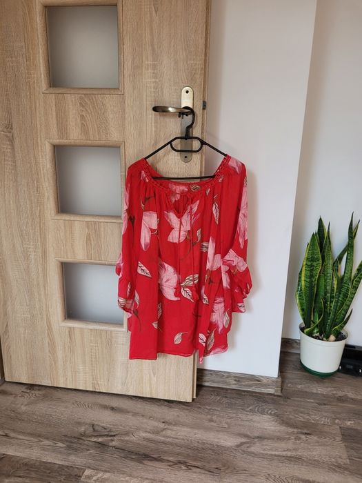 Bluzka Boho z wiązaniem