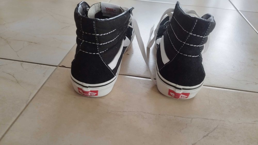 Trampki wysokie VANS czarne 39 jak nowe