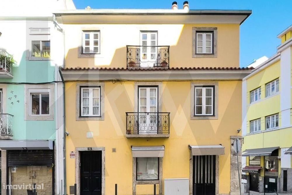Triplex T4+1 no coração de Lisboa - Rua da Glória à Avenida da Liberd