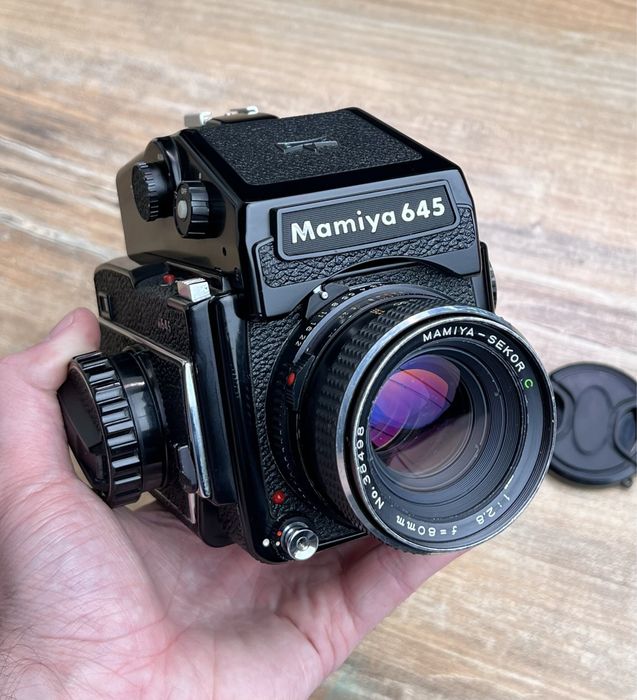 Mamiya M645, Sekor C 80mm 2.8, AE finder