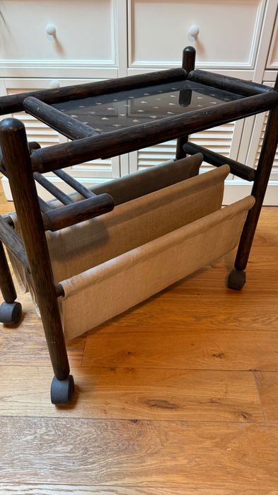 Gazetnik Stolik Vintage Mid Century Bauhaus