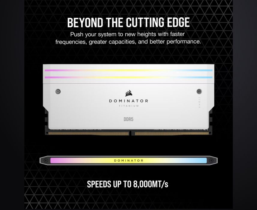 Corsair Dominator Titanium DDR5 32Gb 7200MHz CL34 Оперативна пам'ять