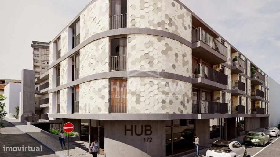 T1 novo com lugar de garagem | HUB 172 | Vila Nova de Gaia