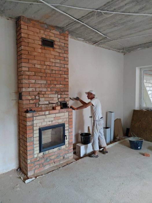 Будівницьтво камінів ,печей, монтаж камінних топок.Одеса і область.