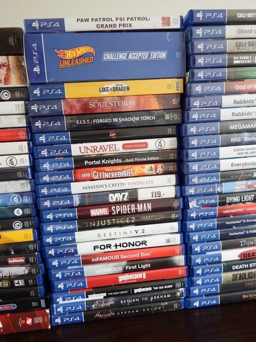 GRY PS4 PS5 P Ł O C K GTA5 Wiedźmin Sackboy Valhalla PSI PATROL
