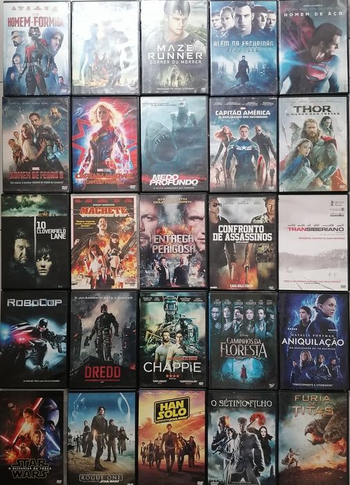 Lote de 255 DVD's Originais (Lote 18)