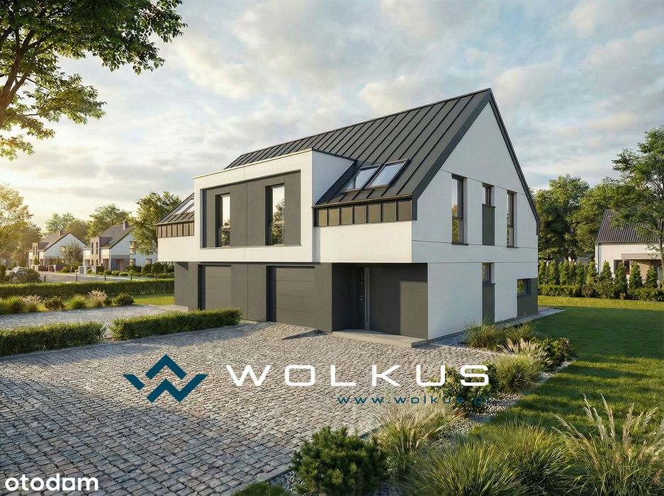 Dom bliźniak, kameralne osiedle blisko lasu