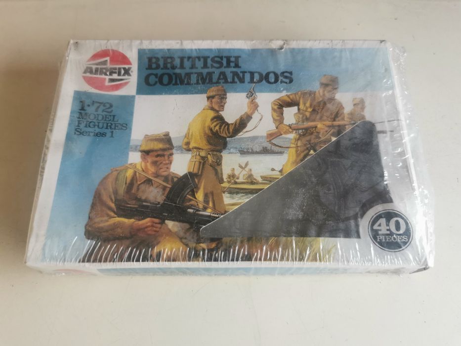 Figuras Airfix 1/72 – British Commandos (Incompleto - 34 Peças)