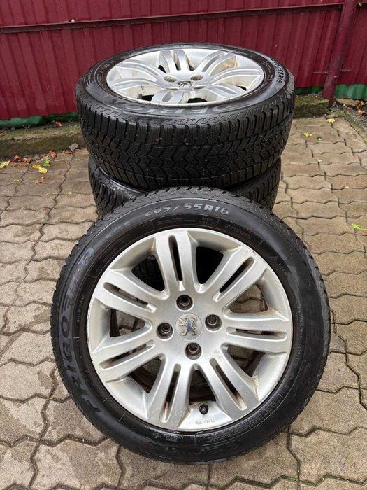 Колеса Пежо Р16 4/108 Peugeot шини зима 205/55