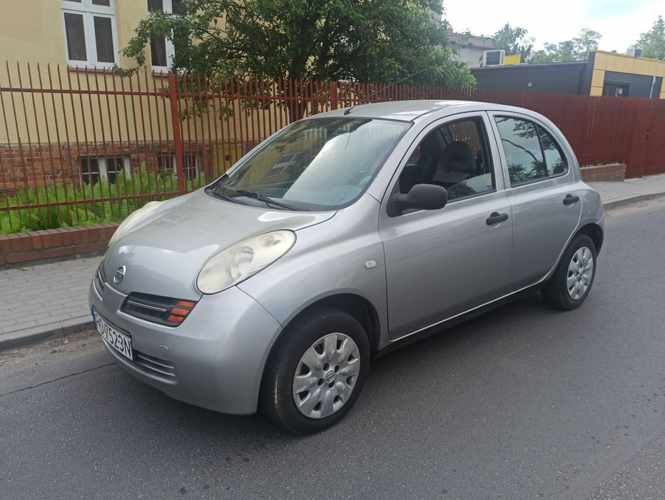 Nissan Micra 2003r 1.2 wspomaganie elektryka klima opłaty 06.2026: