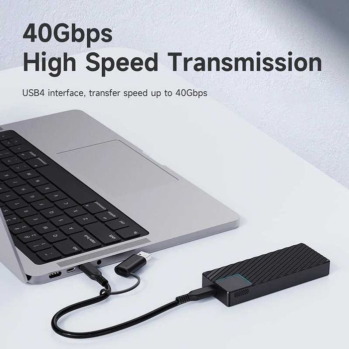 USB4 40Gbps M.2 NVMe SSD Enclosure Адаптер Карман 40 Гбіт USB 4.0