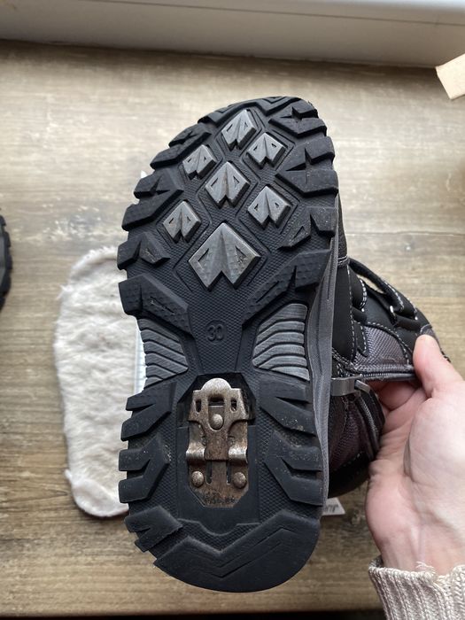 Дитячі зимові сапожки / ботінки вовна / черевики термо хутро 30 розмір