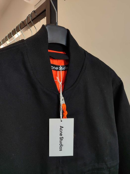 Бомбер Acne Studios Cotton Bomber Jacket Black