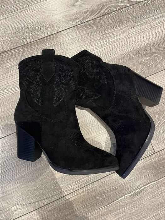 Buty kowbojki czarne