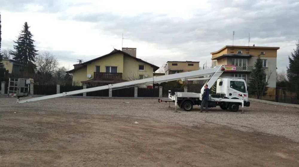 Podnośnik koszowy, wynajem, zwyżka, 22m 30m