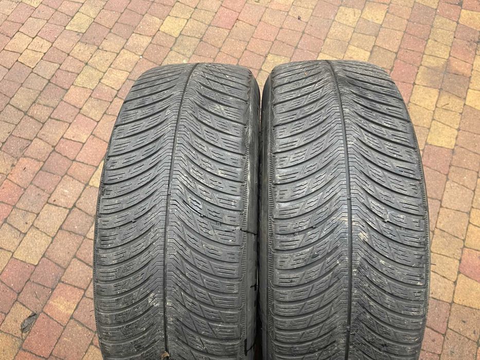 3660. Opony zimowe 225/60/17 Michelin 5mm cena za 2szt