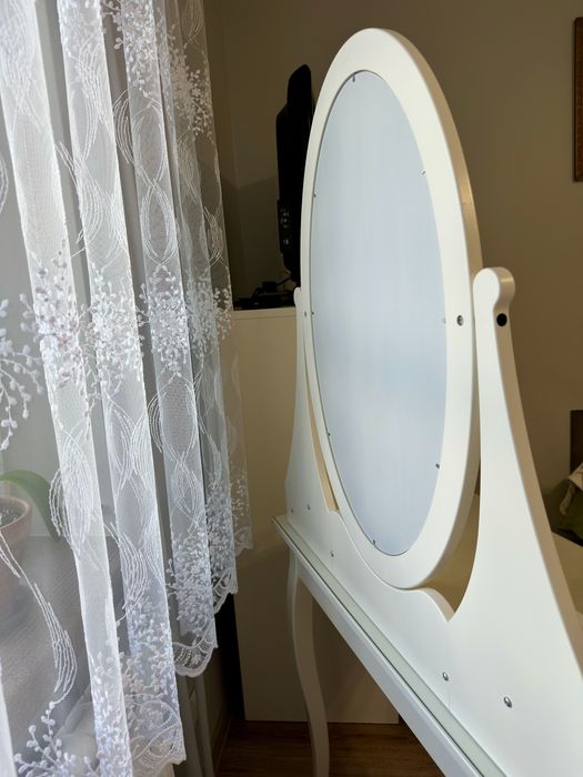 Toaletka IKEA HEMNES z lustrem biała 100x50 cm | Stan bardzo dobry!