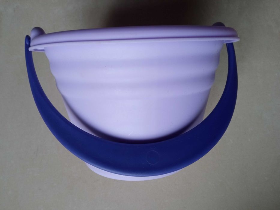 Wiaderko fioletowe 11 cm dla dzieci MX