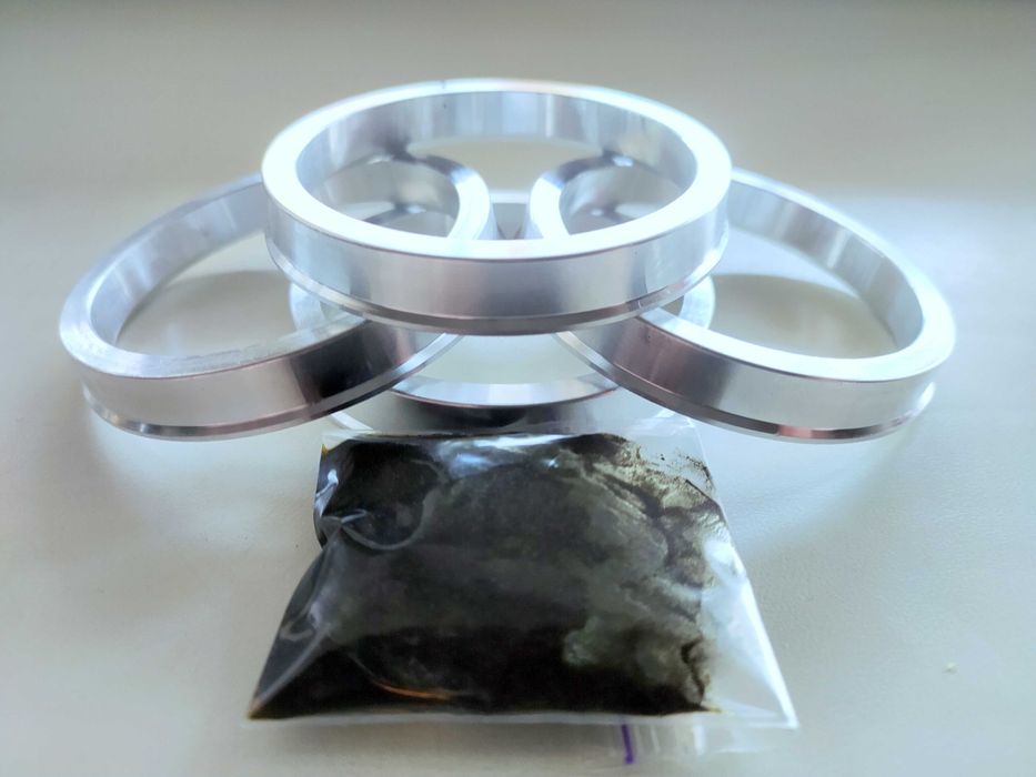 Центрувальні кільця для дисків, ALUMINIUM, Термопластик, ВСІ РОЗМІРИ