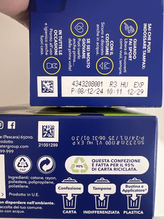 Тапони Tampax compak 2,3 каплі