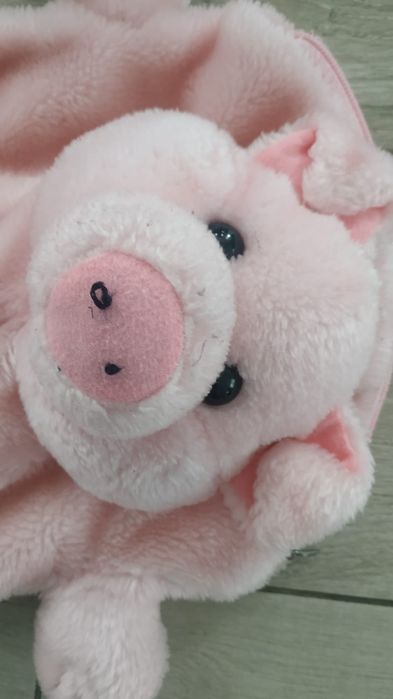 Świnka różowa pluszowa