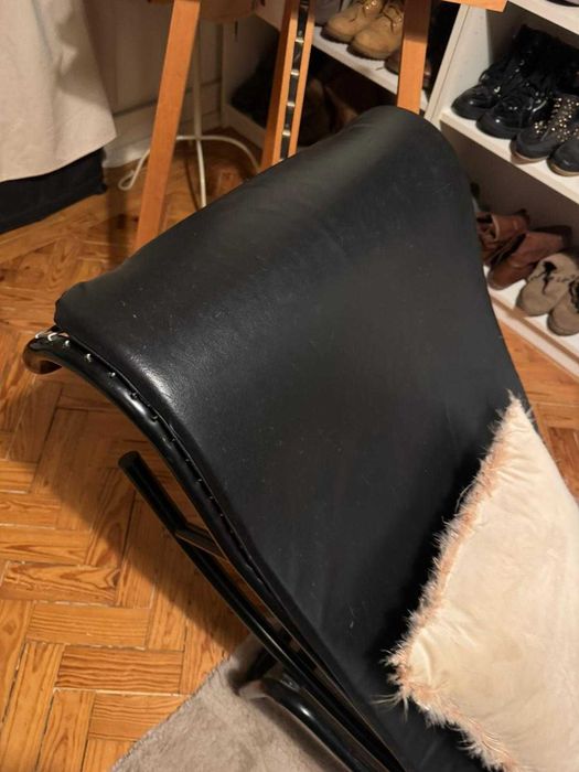 Cadeira Chaise longue preta