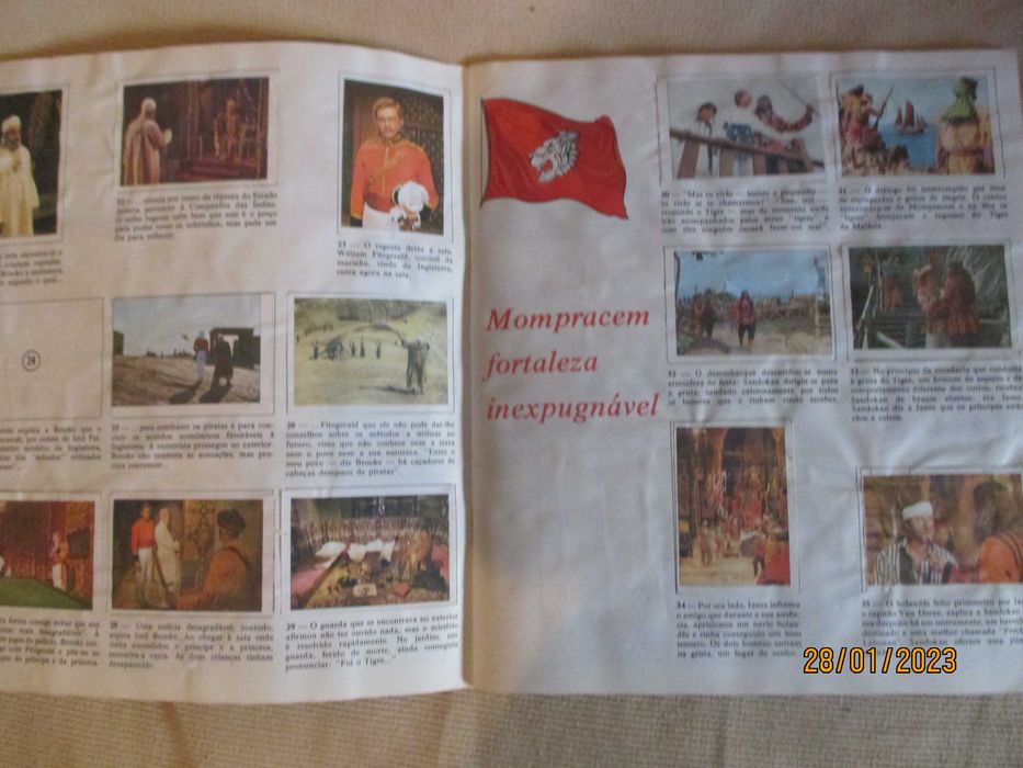 Coleção Sandokan - Caderneta a faltar só 10 cromos