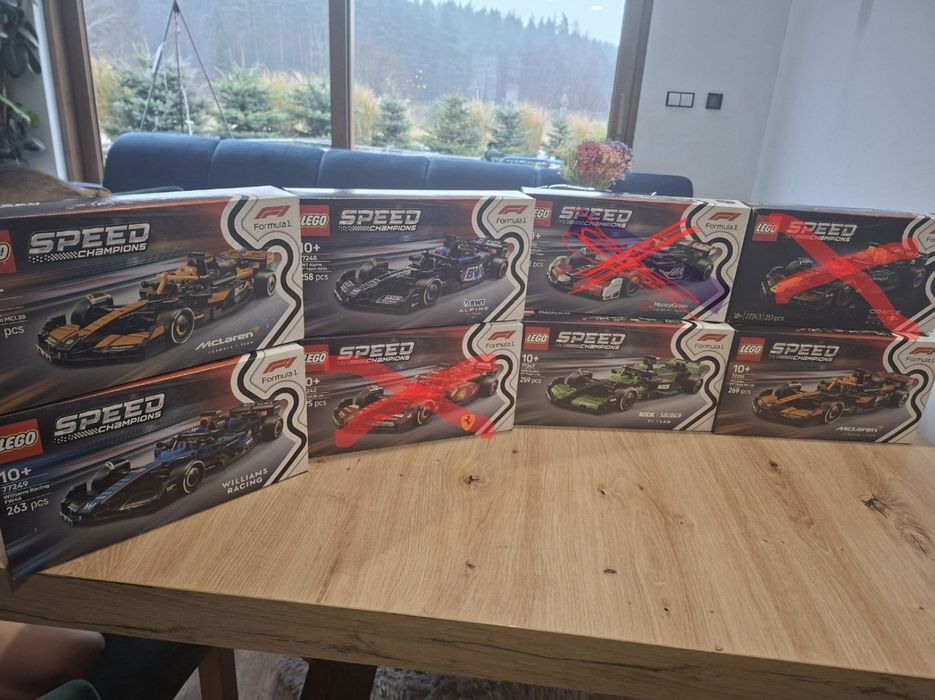 Lego auta formuła 1