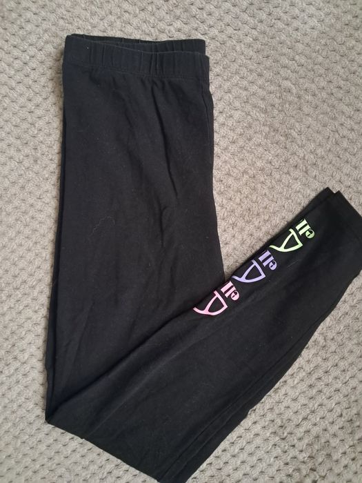 Czarne legginsy dla dziewczynki Ellese